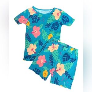 Child of mine carter’s tropical hibiscus pajama set 5T